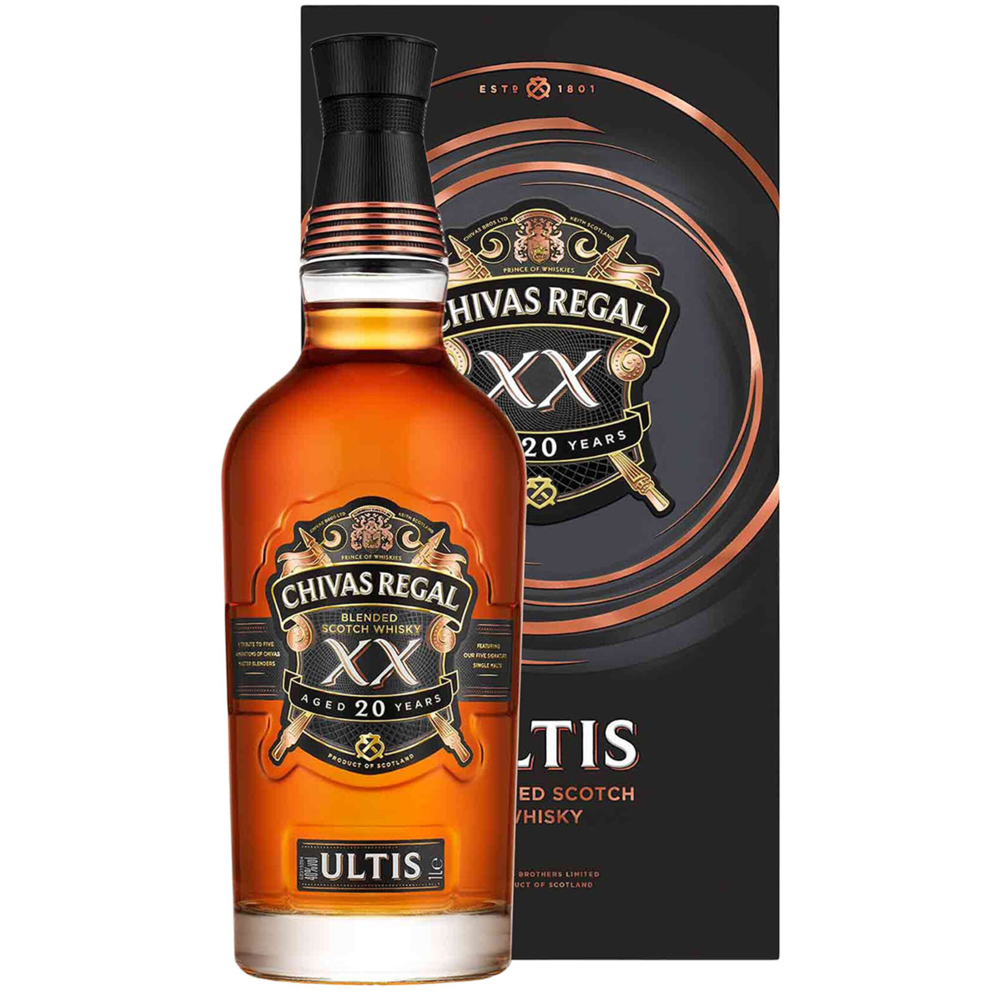 Buy Chivas Regal Ultis XX 1L w/ Gift Box at the best price