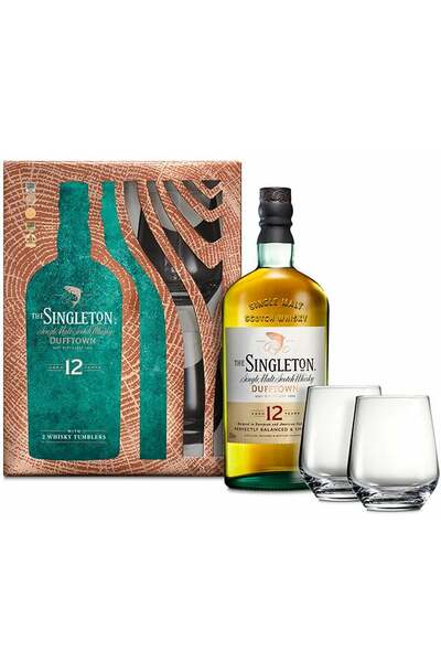 Singleton of Dufftown 12 Year 700ml with 2 Glasses