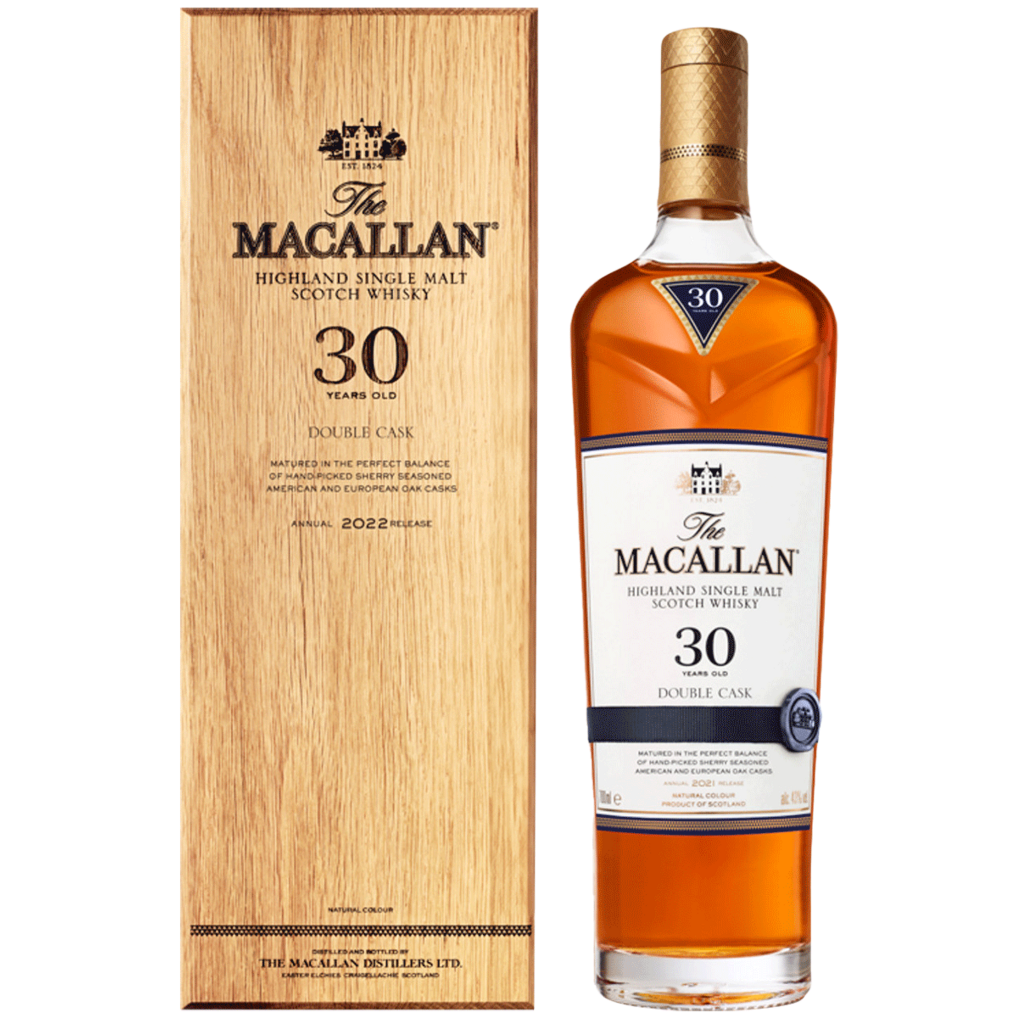 Buy Macallan 30 Years Old Double Cask Annual 2022 Release 700ml w