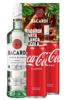 Bacardi Carta Blanca 700ml Bottle with 2 Cola Can Kit