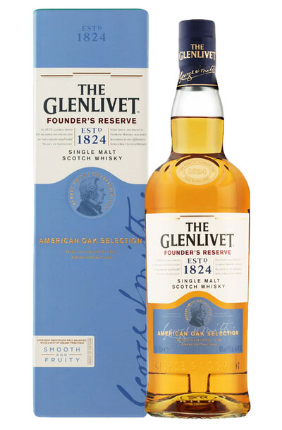 Glenlivet Founders Reserve Single Malt 1L Bottle with Gift Box