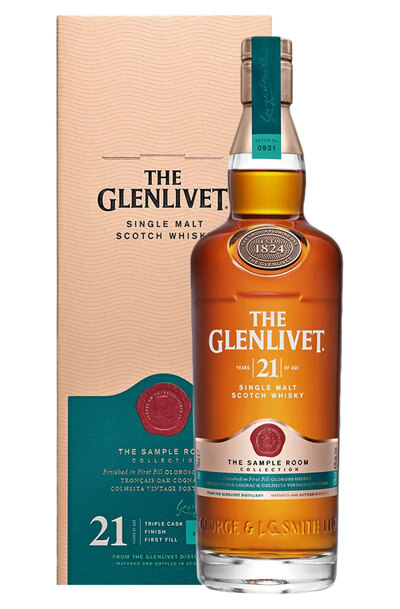 The Glenlivet 21 Year Old The Sample Room Collection 700ml Bottle with Gift Box