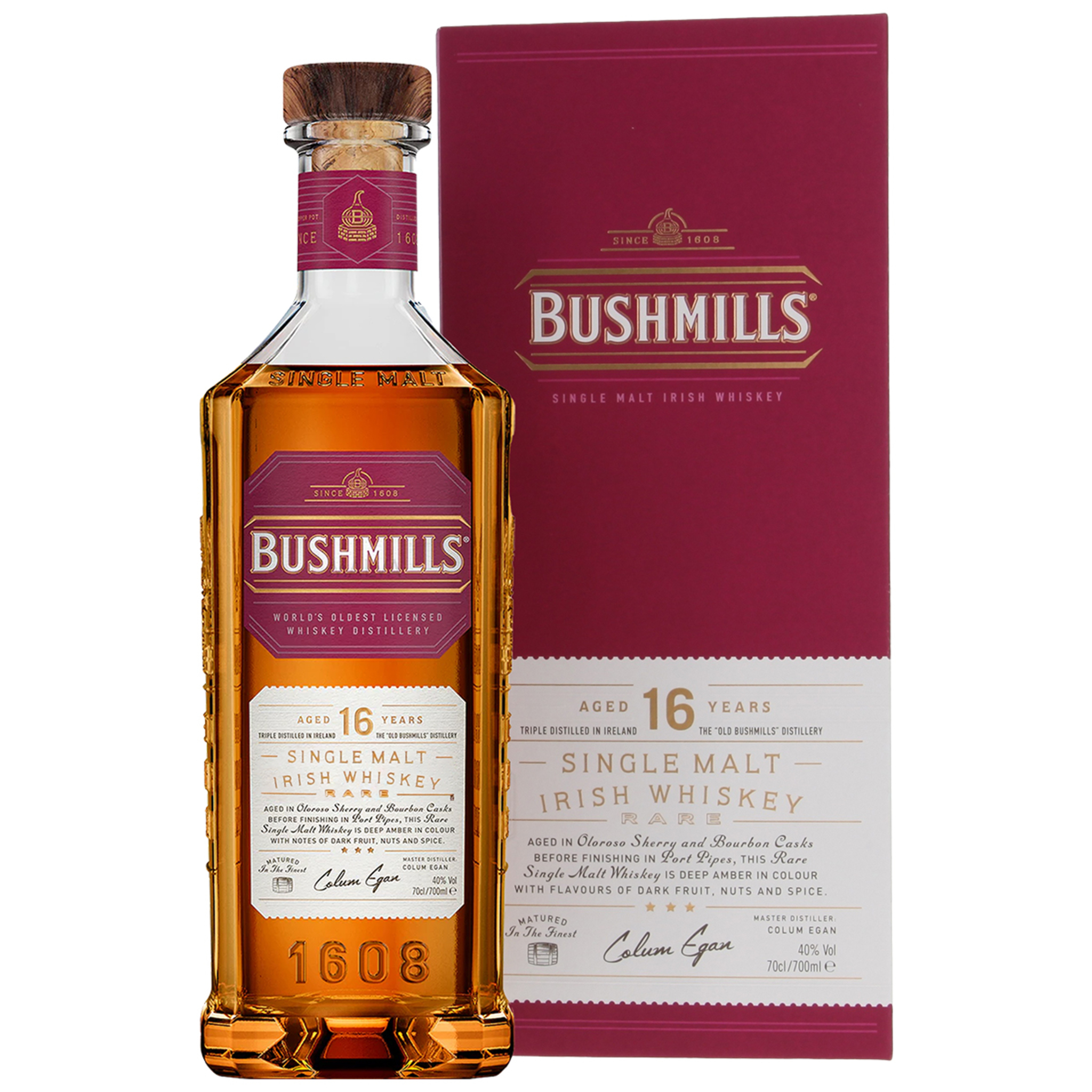 ウイスキー Bushmills 16 Year Old Single Malt Buy Bushmills 16 Year Old 700ml w/Gift Box at the best price