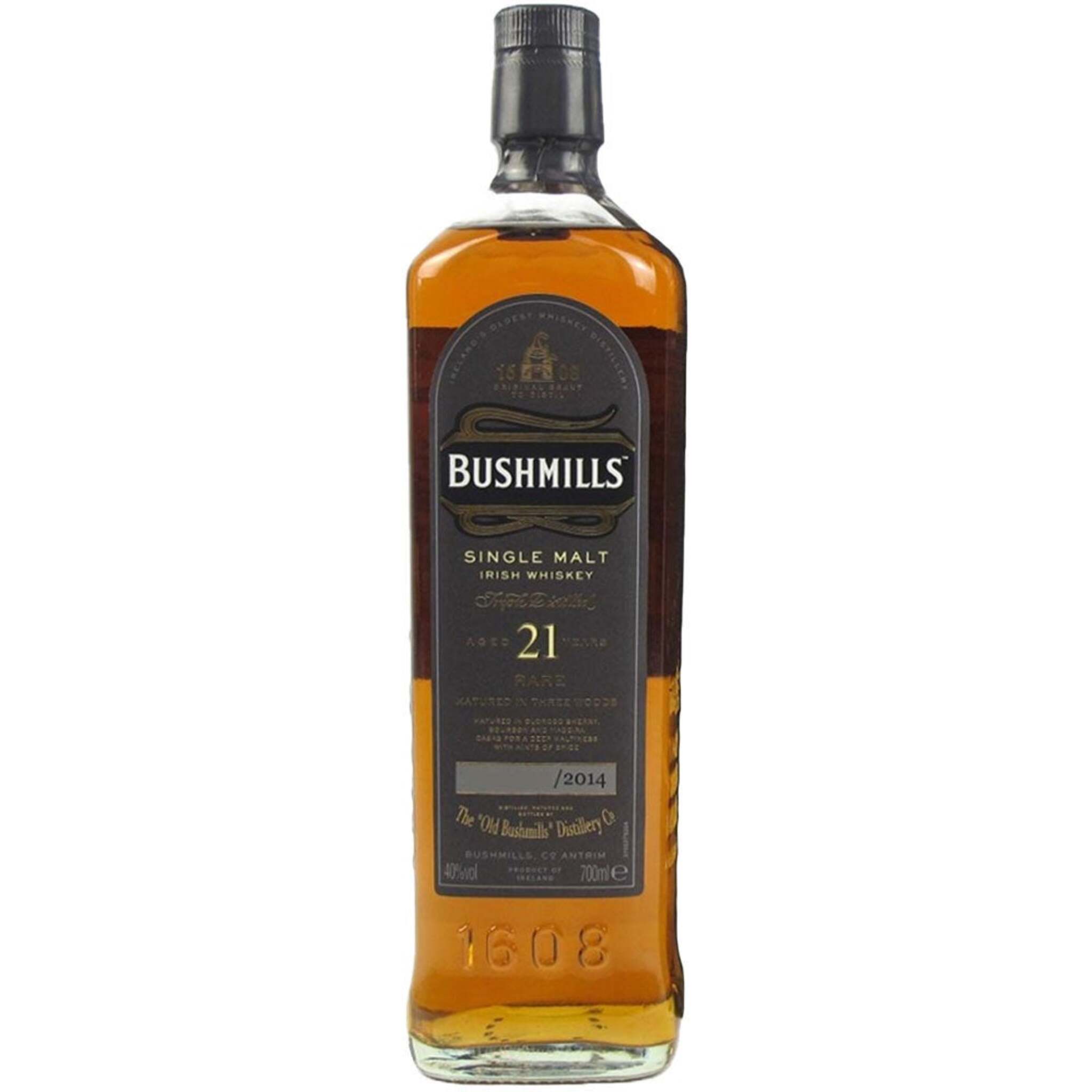 ウイスキー Bushmills 21 Years Single Malt Irish Buy Bushmills 21 Year 700ml w/Gift Box at the best price - Paneco
