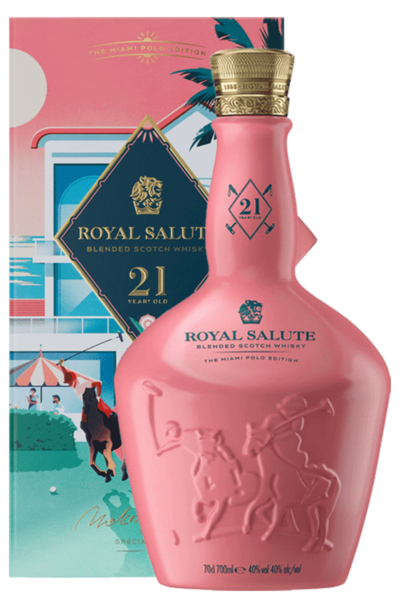 Royal Salute 21 Years Old The Miami Polo Edition 700ml Bottle with Gift Box