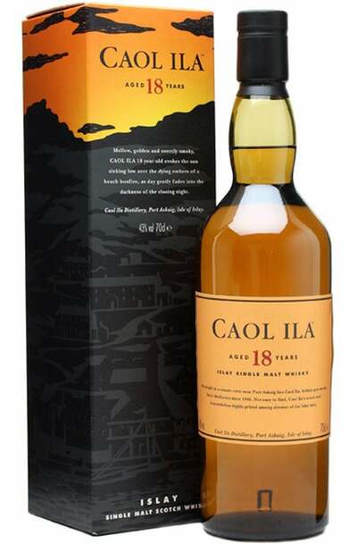 Caol Ila 18 Year 700ml Bottle w/Gift Box