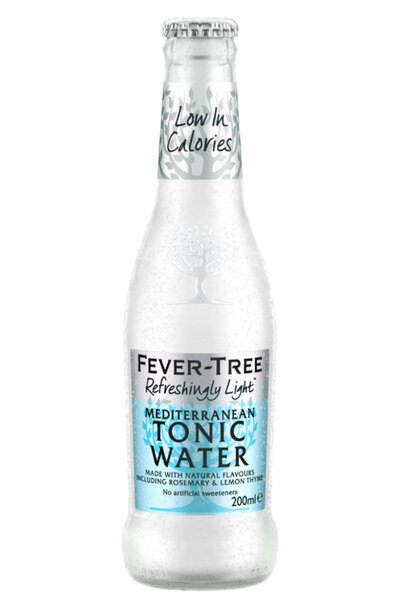 Fever-Tree Refreshingly Light Mediterranean Tonic Water Bottle 200ml
