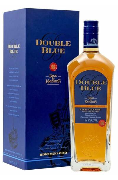 Double Blue Scotch By King of Knights w/Gift Box 1L