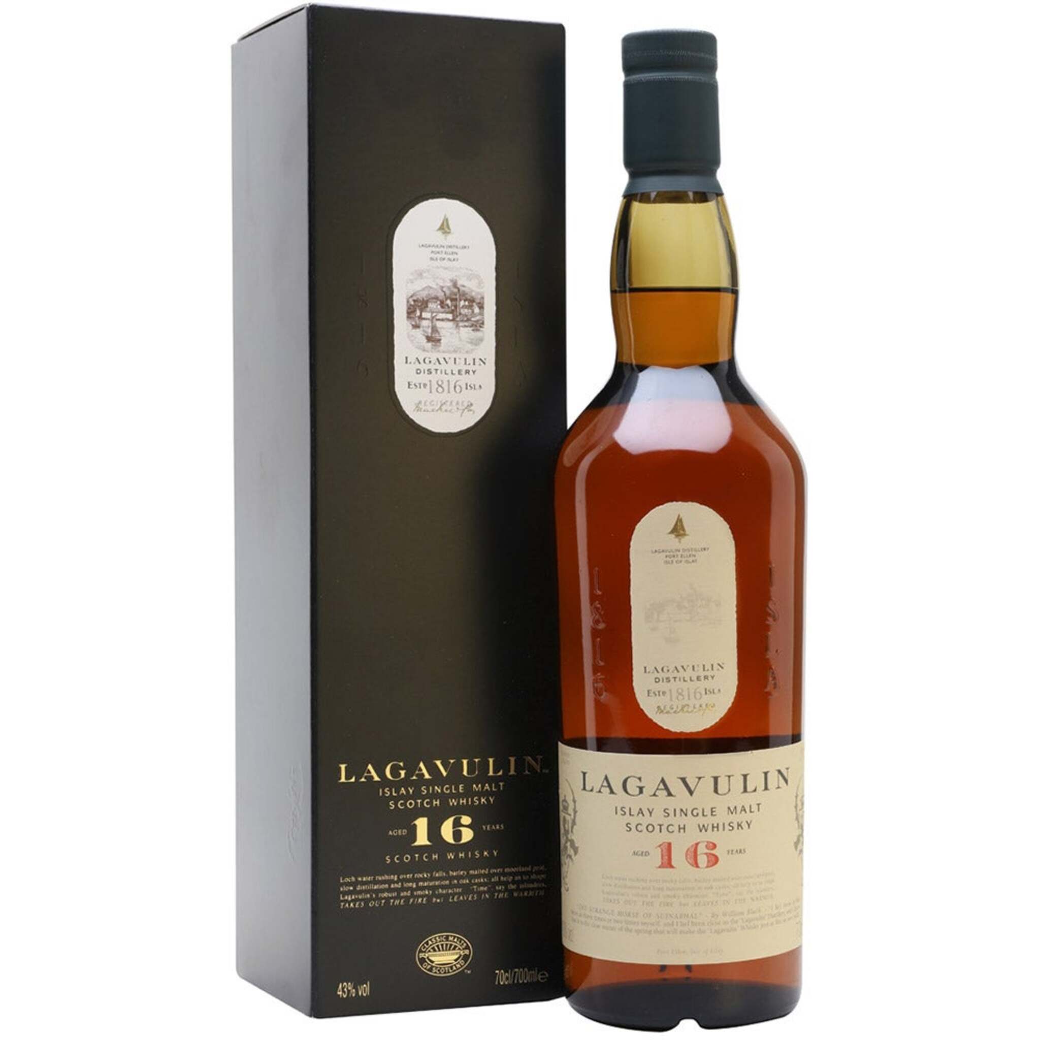Buy Lagavulin 16 Year 700ml w/Gift Box at the best price - Paneco