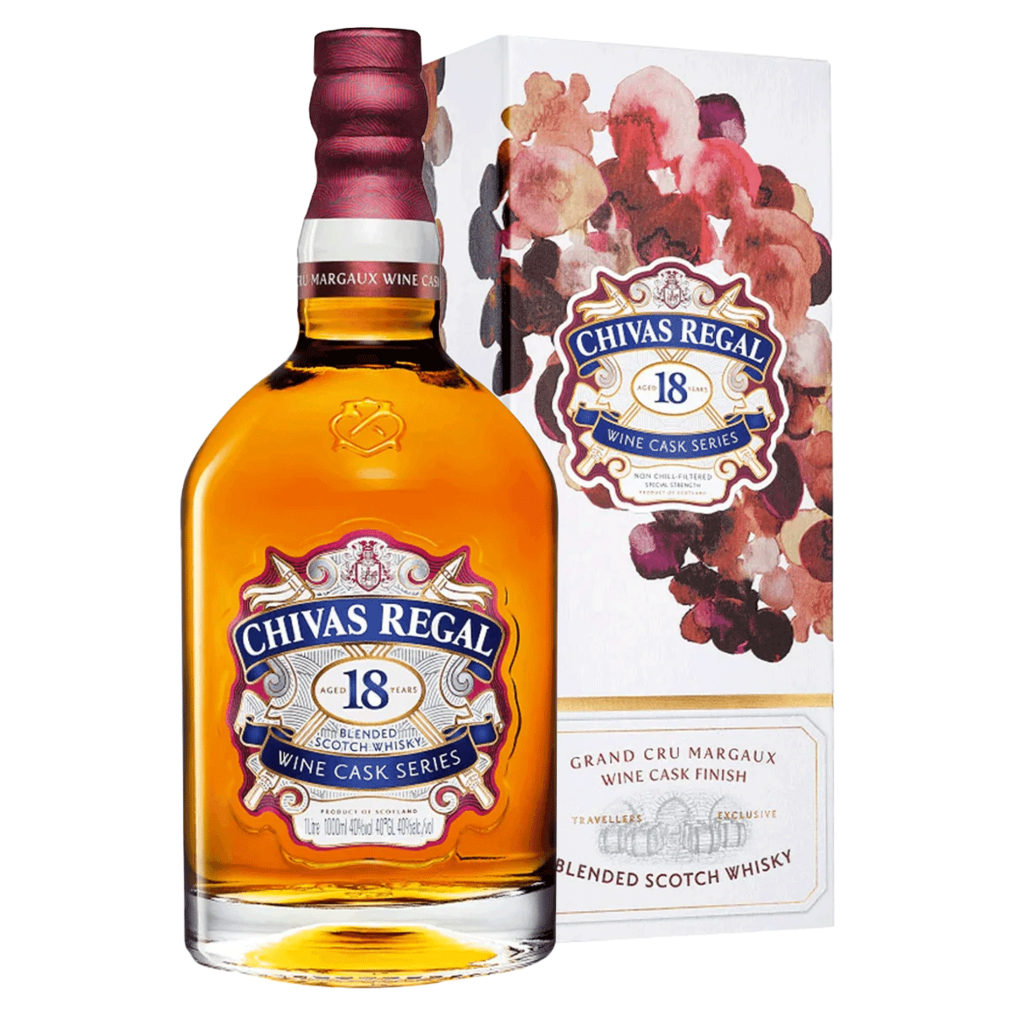 Buy Chivas Regal 18 Years Grand Cru Margaux Cask Finish 1L w/Gift