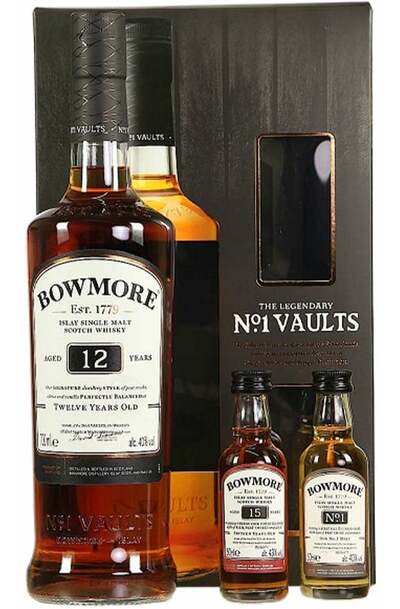 bowmore-12-year-single-malt-700ml-gift-set-with-2-miniatures