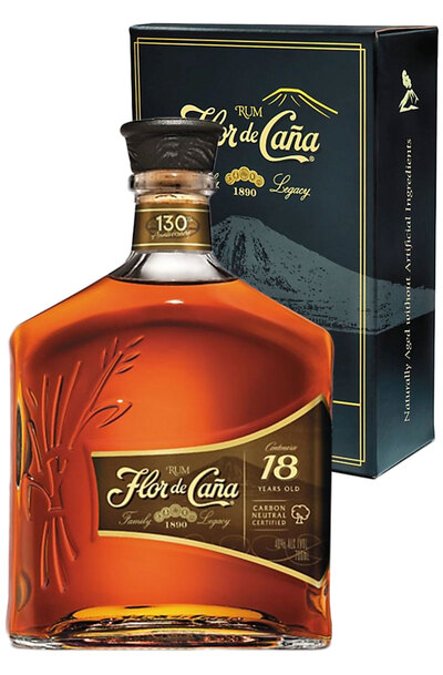 Flor de Cana Centenario 18 Year 700ml Bottle with Gift Box