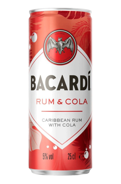 Bacardi Rum & Cola Can 250ml