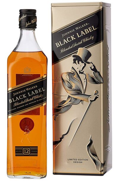 Johnnie Walker Black Whisky Lim. Ed. Tin 700ml w/ Gift Box