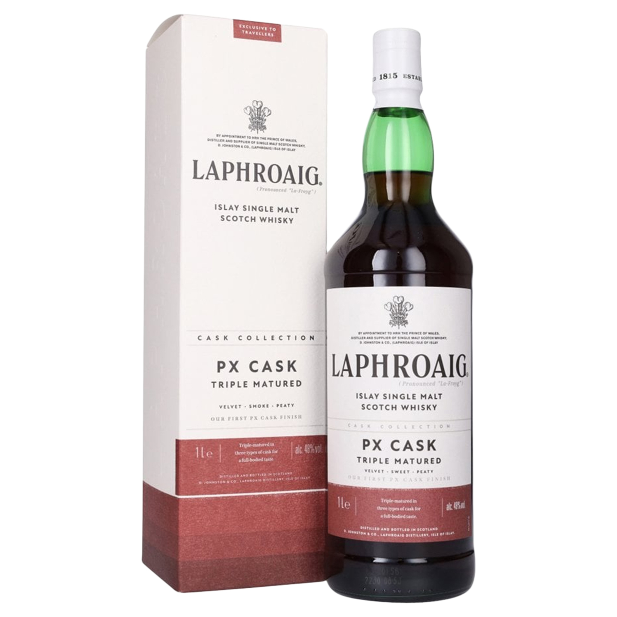 Buy Laphroaig PX Cask Triple Matured Single Malt 1L w/Gift Box at