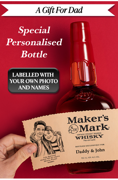 Maker's Mark 700ml - Your Personalized photo Bottle