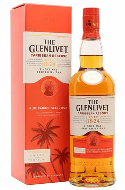 Glenlivet Caribbean Reserve Single Malt 700ml Bottle with Gift Box