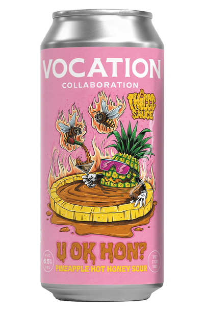 Vocation U Ok Hon Pineapple Hot Honey Sour Can 440ml