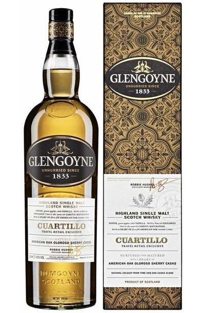 Glengoyne Cuartillo Single Malt 1L w/ Gift Box