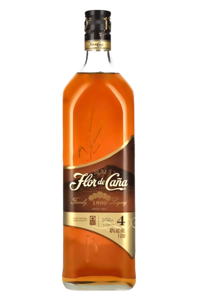 Flor de Cana 4 Anejo Oro 1L Bottle