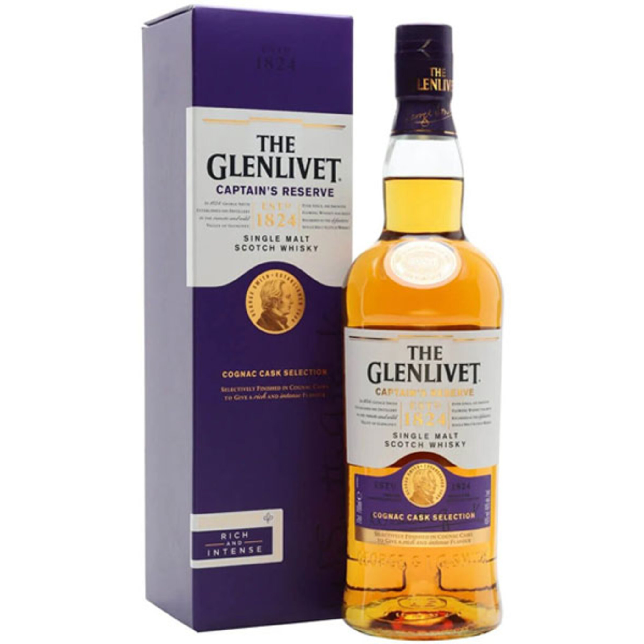 Buy Glenlivet Captain's Reserve Single Malt 700ml w/Gift Box at