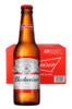 24 x Budweiser Beer Bottle Case 330ml