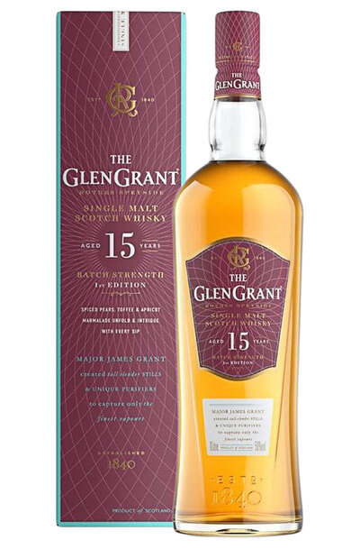 Glen Grant 15 Year Single Malt 1L Bottle with Gift Box