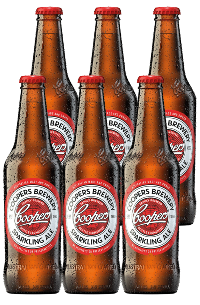 6 x Coopers Sparkling Ale Bottle 375ml