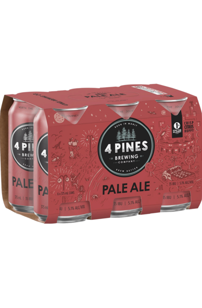 6 x 4 Pines Pale Ale Can 375ml
