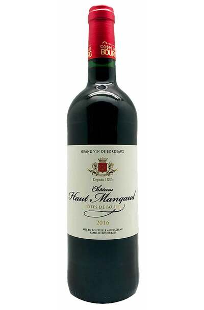 Château Haut Mangaud Cotes de Bourg 2018 750ml
