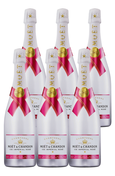 6 x Moet & Chandon Ice Imperial Rose 750ml