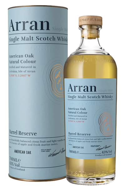 Arran Barrel Reserve Single Malt 700ml Bottle with Gift Box