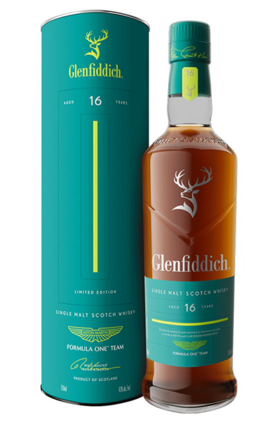 Glenfiddich 16 Year Aston Martin Formula One Edition Single Malt 700ml Bottle with Gift Box