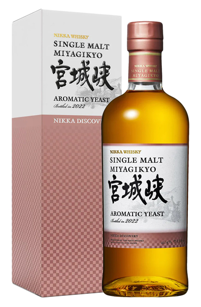 Nikka Discovery Miyagikyo Aromatic Yeast Single Malt Bottled 2022 700ml with Gift Box