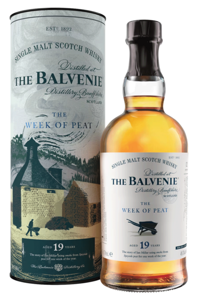 Balvenie 19 Years The Week of Peat 700ml Bottle with Gift Box