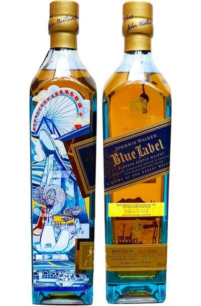 Johnnie Walker Blue Label Singapore's 56th Collector's Edition 750ml Bottle