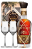 Plantation XO 20th Anniversary Rum 700ml Gift Pack with 2 Glasses