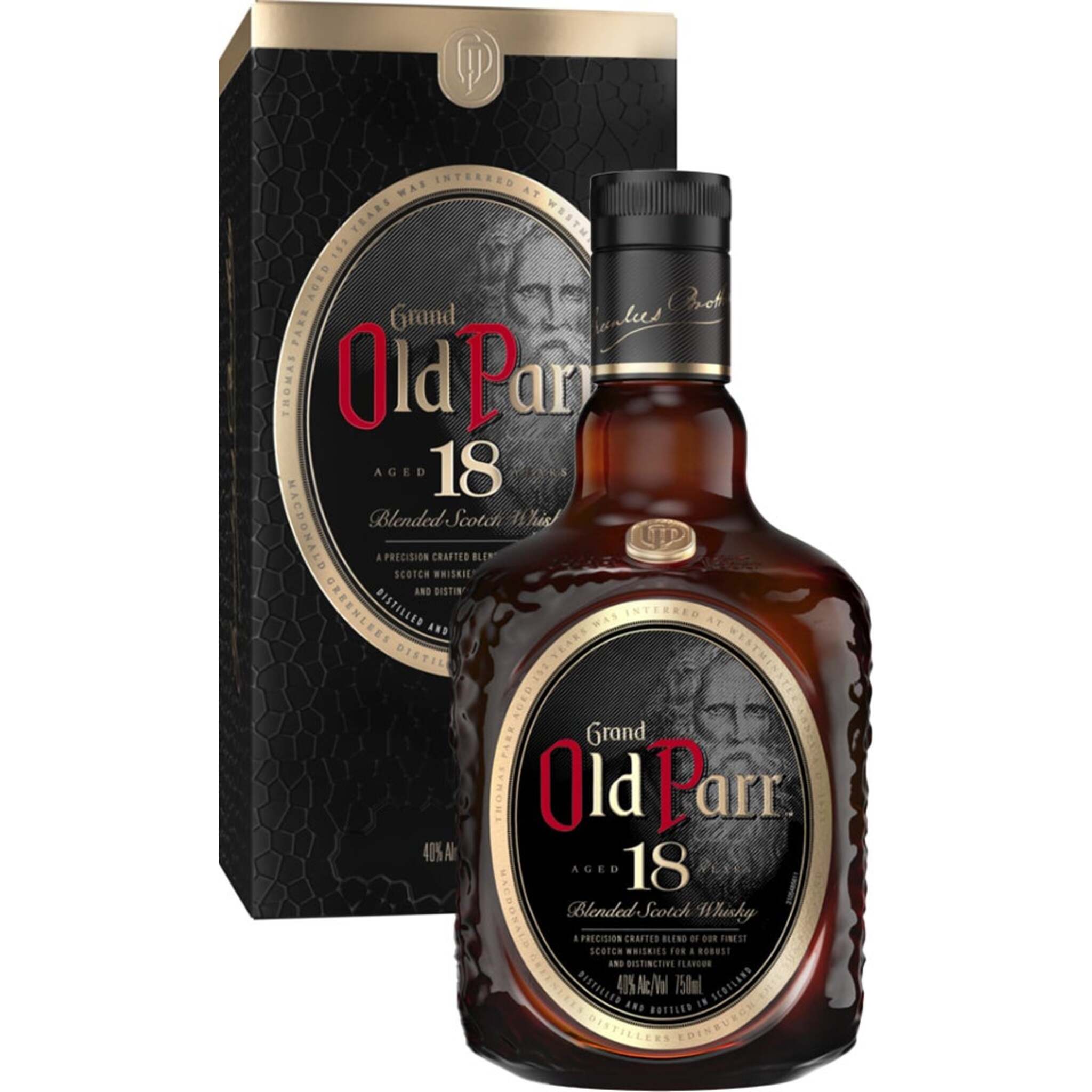 ウイスキー Grand Old Parr 18 750ml 40% Buy Grand Old Parr 18 Years 750ml w/Gift Box at the best price