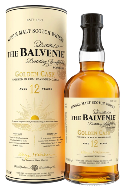 Balvenie 12 Years Old Golden Cask Single Malt 700ml Bottle with Gift Box