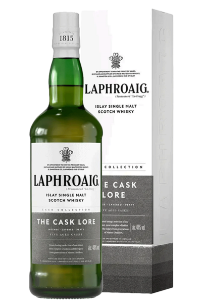 Laphroaig The Cask Lore 700ml Bottle with Gift Box