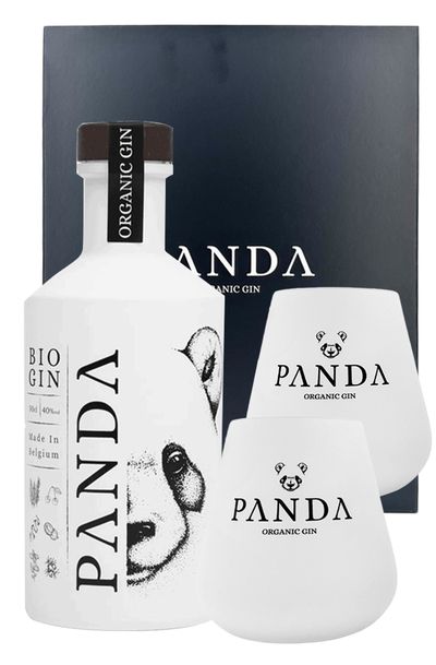 Panda Gin 700ml Giftset with 2 Glasses