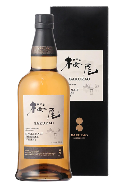 Sakurao Single Malt Japanese Whisky 700ml Bottle with Gift Box