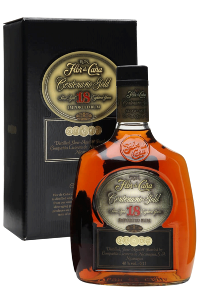 Flor de Cana Centenario Gold 18 Year 750ml with Gift Box