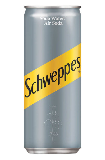 Schweppes Soda Water Can 320ml