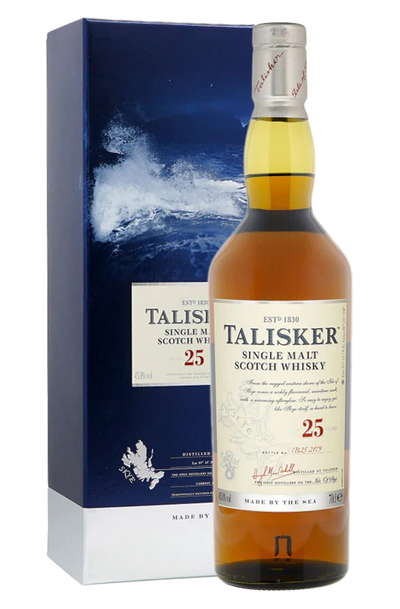 Talisker 25 Year Old Single Malt 700ml Bottle with Gift Box