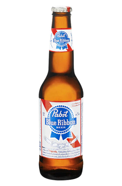 Pabst Blue Ribbon American Lager Beer Bottle 355ml