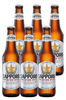  6 x Sapporo Premium Beer Bottles Pack 330ml