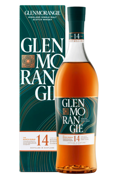 Glenmorangie 14 Years Old The Quinta Ruban Single Malt 700ml Bottle with Gift Box