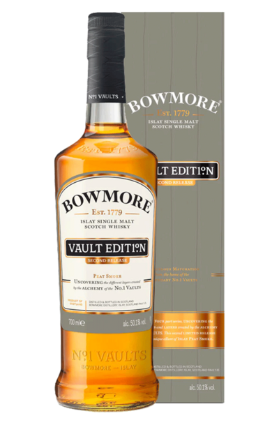 Bowmore Vault Edition Second Release Peat Smoke Bottle with Gift Box 700ml