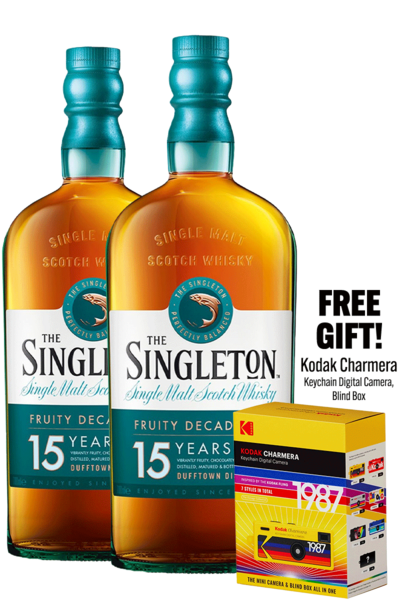 2x Singleton of Dufftown 15 Years 700ml w/ Kodak Chamera